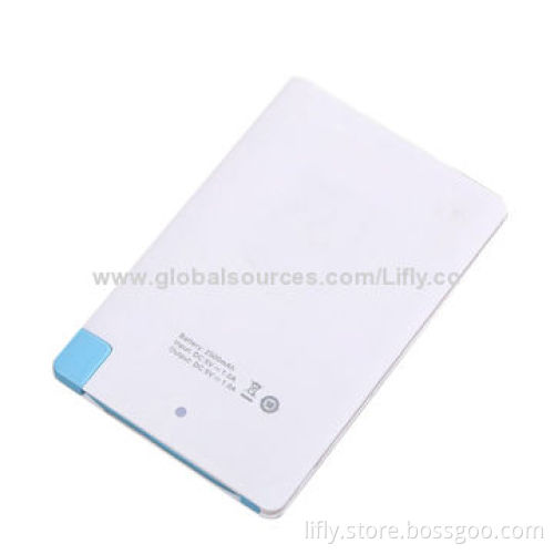 Power bank with different color and capacity, could laser or silk print your logo